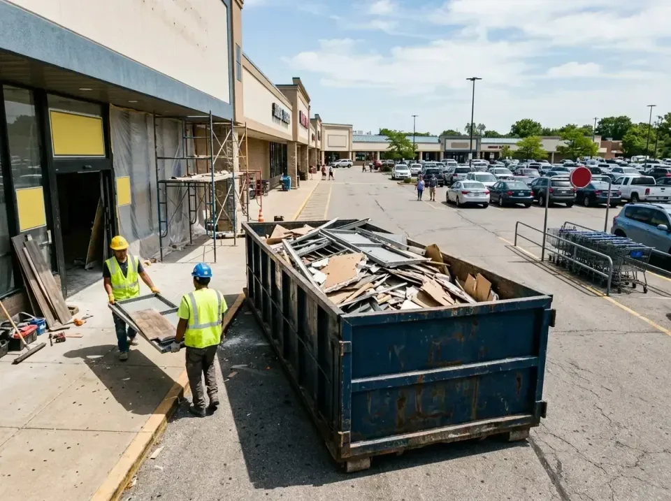 retail-store-renovation-debris-003 — frequently asked questions, Roll-off Dumpster Rentals in Parkville, MO